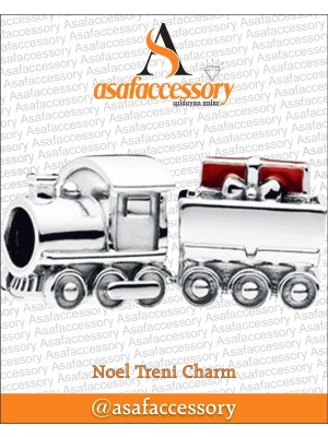 Noel Treni Charm / Gümüş Kaplama