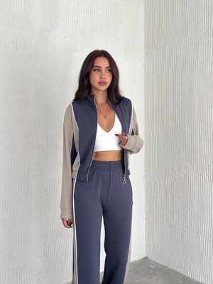 Kadın Garnili Modal Kumaş Eşofman Takımı