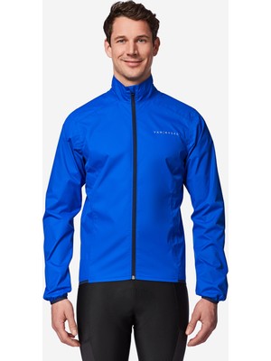 Decathlon RC100 Erkek Bisiklet Yağmurluğu Mavi