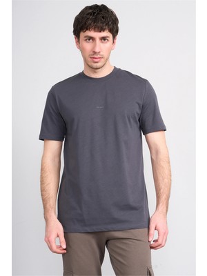 JSCO Mareteks 2600 Js Antrasıt Erkek 0 Yaka Less Is More Suprem T-Shırt