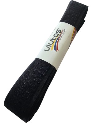 Ulutaş Kadife Efektli Kurdele 2.5 cm 5 Metre Siyah Renk