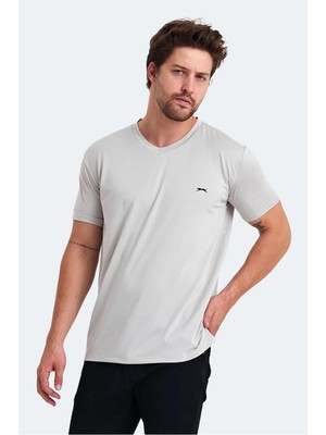 Slazenger Katrıına Bej Erkek T-Shırt
