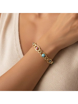 Xuping Jewelry Stil Incisi/xupıng Jewelry Nazar Boncuklu Bileklik