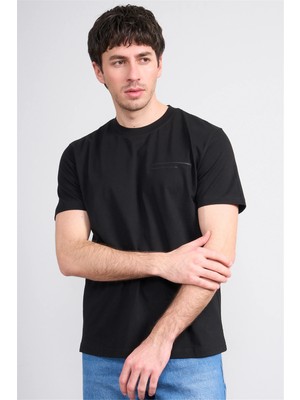 JSCO Mareteks 2673 Js Sıyah Erkek 0 Yaka Black Gold Edıtıon Baskı T-Shırt