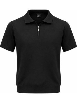 Classics Men Turbulance Polo Yaka Kısa Kol Fermuarlı Erkek Triko Tişört 7599