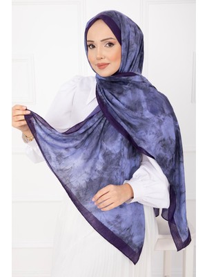 Msc Batik Desen Bambu Şal Serisi Mürdüm