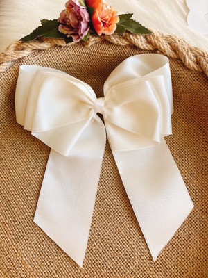 Yeşim Aksesuar Yeşim Fiyonk Kurdele Saten Kadın Toka Lüks Özellikli Otomatik Aksesuar