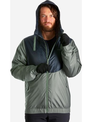 Decathlon Erkek Sıcak Tutan Outdoor Yağmurluk - Yeşil - 100 -5 °c