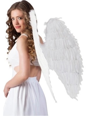 Erdo Ticaret Buğz Beyaz Renkli Büyük Boy Melek Kanadı 55X80 cm