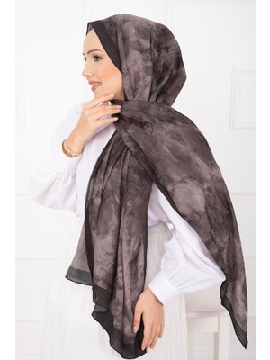 Msc Batik Desen Bambu Şal Serisi Kahve