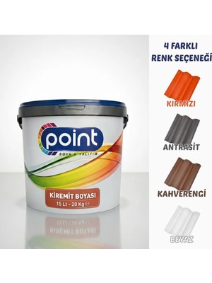 Point Boya Kiremit Boyası (Kırmızı ,20 Kg)