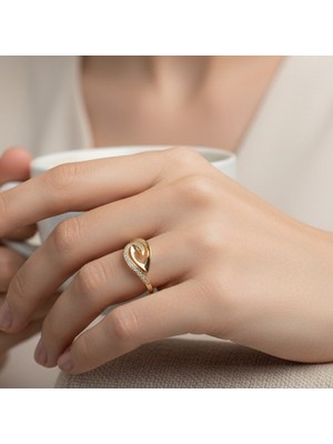 Xuping Jewelry Stil Incisi/xupıng Jewelry Olivera Zirkon Taşlı Yüzük