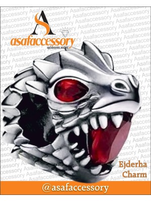 Game Of Thrones Ejderha Charm / Gümüşkaplamadır