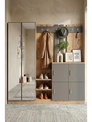 Robin Home Nova Vestiyer Portmanto Ayakkabılık