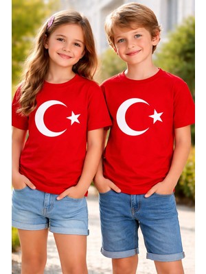 Universal Türk Bayraklı Çocuk Tişört