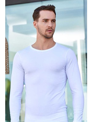 Berrak 1025 3'lü Erkek Elestan Uzun Kol Fanila