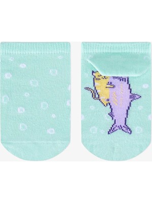 Penti Kız Çocuk Cat Loves Sardines 4'lü Patik Çorap