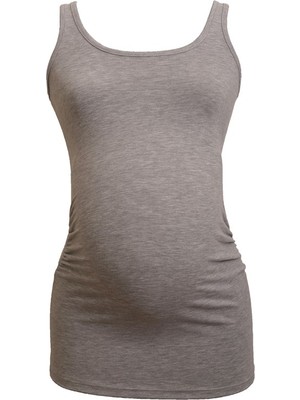 Luvmabelly 1001_1002 Gri Hamile Atleti %95 Pamuk %5 Elastan Rahat Kullanım İçin Tasarlandı