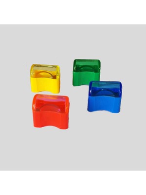 Tiko 4'lü Kapaklı Sandıklı Kalemtraş Seti Renkli Tasarımı ile Kullanım Kolaylığı Sağlar