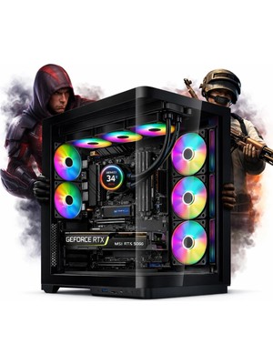 Hyper Rocket Qua Q1C I5-14400F 16GB Ddr5 Ram 1tb Nvme Rtx 5070 12GB Masaüstü Oyuncu Oem Paket