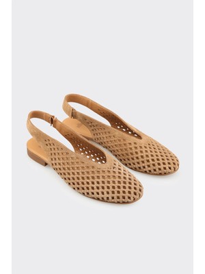 Elle Naturel Deri Kadın Günlük Ayakkabı