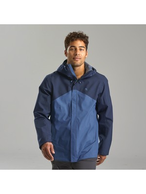 Decathlon Erkek Outdoor Yağmurluk - Bej/siyah - MH100 - Xl