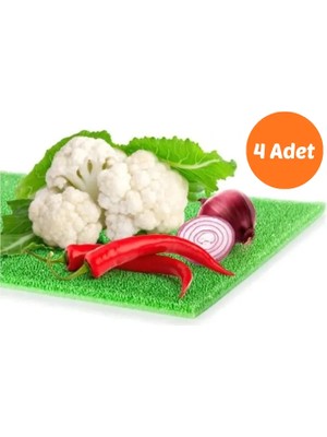 Magic Lady 4 Adet Buzdolabı İçi Meyve Sebze Nem Önleyici Küf Koruyucu Mat