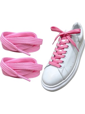 Foottab Renkli Yassı Spor Ayakkabı Bağcığı 120 cm