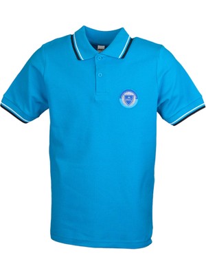 Bümed Meç Okulları Polo Yaka T-Shirt Kısa Kol Turkuaz 5-6 Yaş