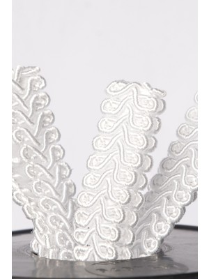 Mefaks Tekstil Koç Boynuzu Şerit 1.5 cm 50 Metre Dekoratif Süsleme Şeridi Perde Aksesuar