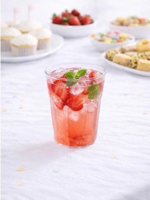 Parti Adresi Mika Plastik Bardak Şeffaf Meşrubat Bardağı 350 ml 20'li 