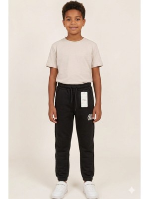 Minik Motion Premium Double Face Diz Yapmaz Çocuk Eşofman Altı