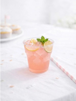 Parti Adresi Kristal Plastik Bardak Meşrubat Bardağı Şeffaf 25'li