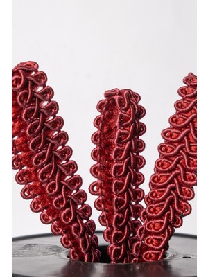 Mefaks Tekstil Koç Boynuzu Şerit 1.5 cm 50 Metre Dekoratif Süsleme Şeridi Perde Aksesuar