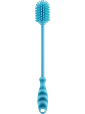 Chicco Silikon Biberon Temizleme Fırçası Mavi Renkli Ergonomik Tasarımlı Uzun Ömürlü