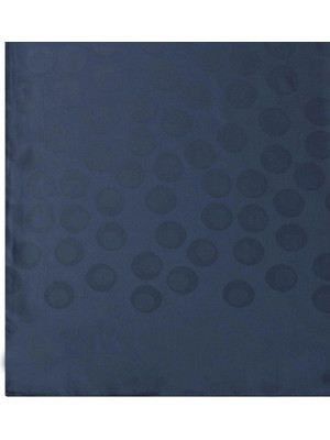 Şehr-i Şal Şehri Şal Puantiye Desen Jakarlı Şal Indigo Mavi