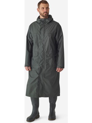 Decathlon Erkek Avcı Yağmurluğu - Yeşil - Avcılık ve Doğa Gözlemi - M