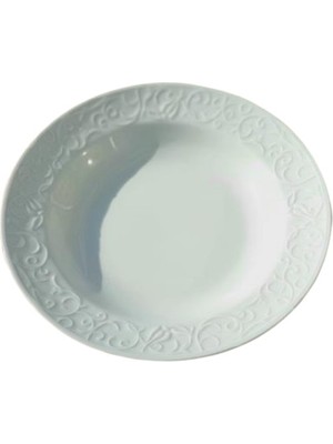 Güral Porselen BHD22CU Bahar Dalı Desenli 22 cm Çukur Tabak 6'lı Set Seramik Malzeme