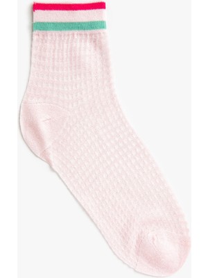 Koton Desenli Basic Çorap