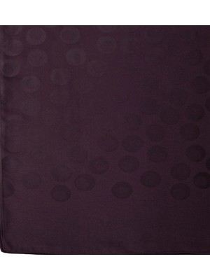 Şehr-i Şal Şehri Şal Puantiye Desen Jakarlı Şal Mor