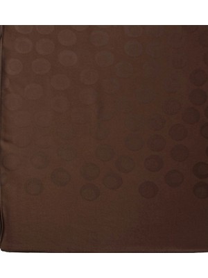 Şehr-i Şal Şehri Şal Puantiye Desen Jakarlı Şal Acı Kahve