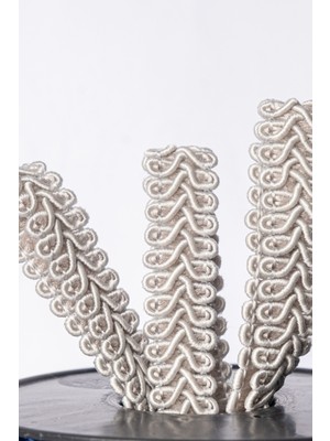 Mefaks Tekstil Koç Boynuzu Şerit 1.5 cm 50 Metre Dekoratif Süsleme Şeridi Perde Aksesuar