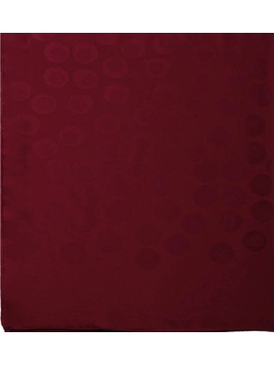 Şehr-i Şal Şehri Şal Puantiye Desen Jakarlı Şal Bordo