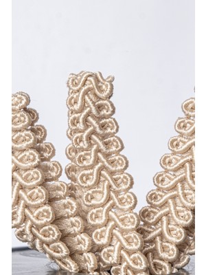 Mefaks Tekstil Koç Boynuzu Şerit 1.5 cm 50 Metre Dekoratif Süsleme Şeridi Perde Aksesuar