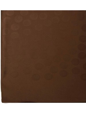 Şehr-i Şal Şehri Şal Puantiye Desen Jakarlı Şal Çikolata