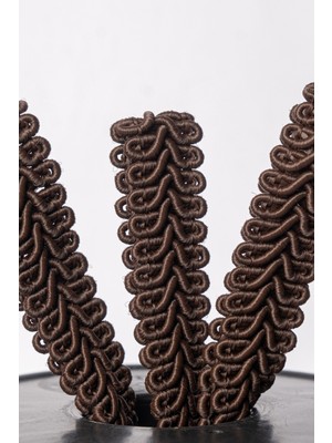 Mefaks Tekstil Koç Boynuzu Şerit 1.5 cm 50 Metre Dekoratif Süsleme Şeridi Perde Aksesuar