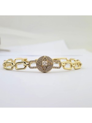 Pigado 14k Kaplama Kararmaz Premium Seri Zincir Çelik Bileklik