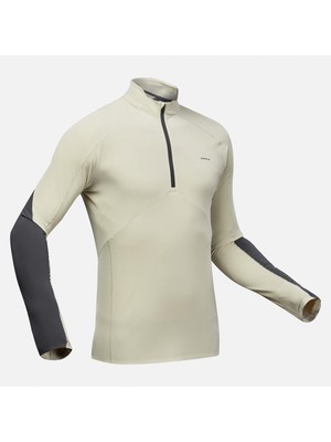 Decathlon Erkek Uzun Kollu Outdoor Tişört - Gri - MH500