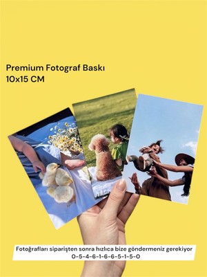 ZENkora Kişiye Özel Premium Fotoğraf Baskı 10 Adet (10X15) cm
