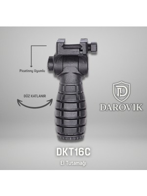 Darovik DKT16C Katlanır Raylı El Kundağı Tutamak